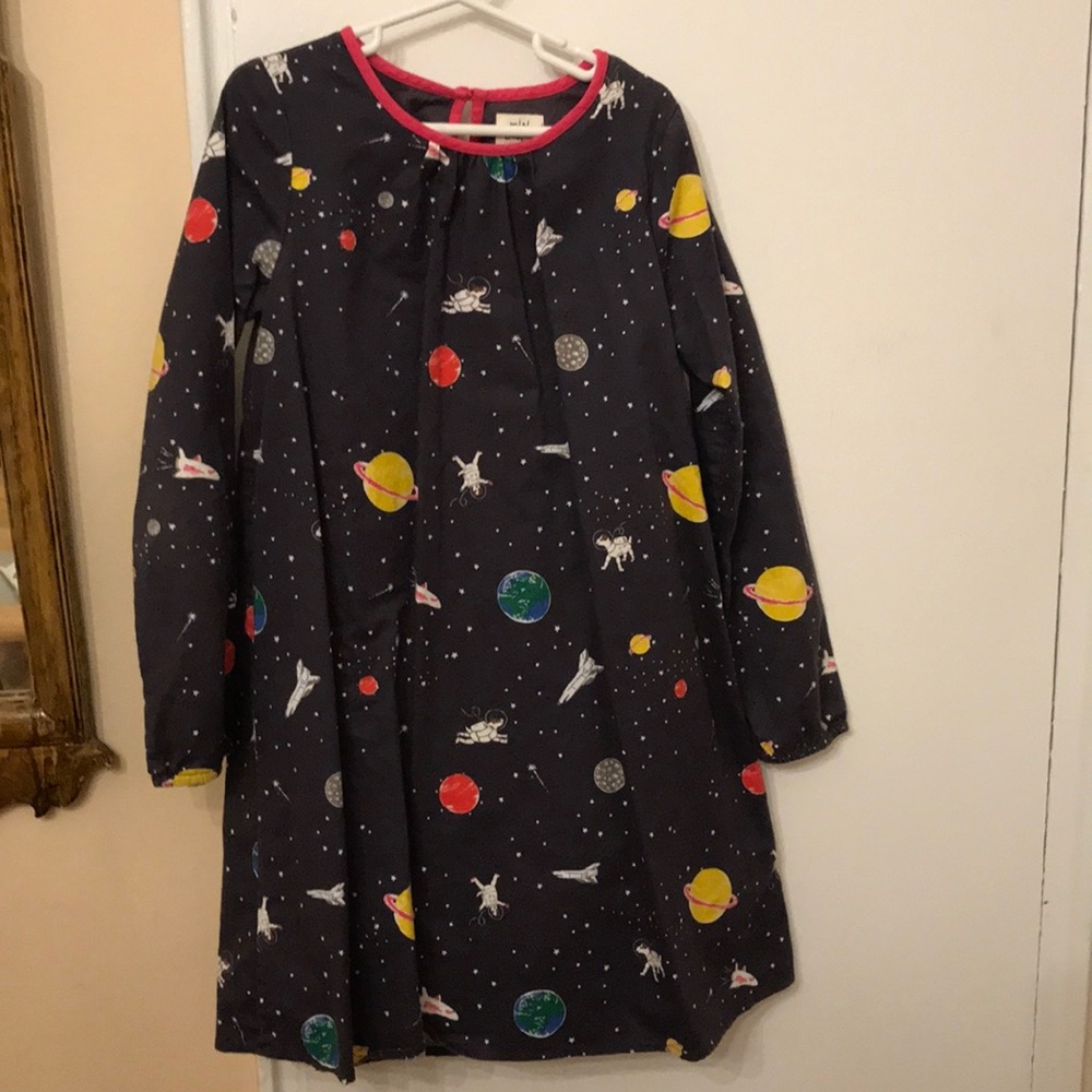 Mini Boden Galaxy Dress, 9-10y, Like New!